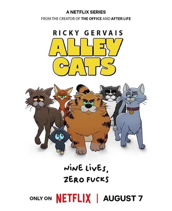 Poster phim Ricky Gervais: Mèo hoang đô thị trên SubNhanh