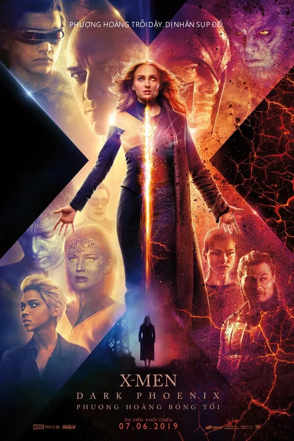 Poster phim X-Men 10: Phượng Hoàng Bóng Tối trên SubNhanh